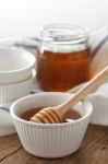 Honey Dipper Delicious Sweet Healthy Still Life Closeup Stock Photo