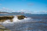 The Cobb Harbour Wall In Lyme Regis Stock Photo