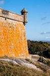 Santa Teresa Fort. Rocha. Uruguay - "santa Teresa" Fort Was Star Stock Photo