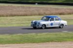 Vintage Racing At Goodwood Stock Photo