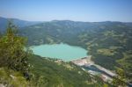 Hydroelectric Power Station, Perucac Dam Stock Photo