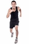 It's Jogging Time! Stock Photo