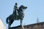 Grunwald Statue In Krakow Stock Photo