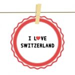 I Love Switzerland4 Stock Photo