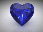 Blue Sapphire Stock Photo