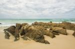 Waves And Beach At Snapper Rock, New South Wales Stock Photo