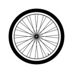 Bicycle Wheel  Illustration Stock Photo