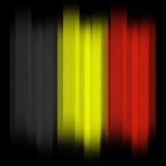 Belgian Flag Means Empty Space And Copyspace Stock Photo