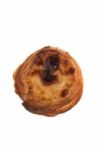 Famous Portuguese Egg Pastry Tart Stock Photo