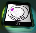 Growth Smartphone Displays Expansion  And Advancement Through In Stock Photo