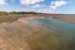 Ria Formosa Marshlands Located In The Algarve, Portugal Stock Photo