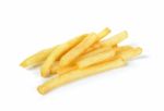 French Fries Isolated On The White Background Stock Photo