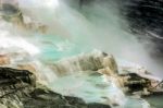 Mammoth Hot Springs Stock Photo