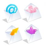 Communication Icons Stock Photo