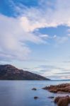 Coles Bay In Freycinet National Park Stock Photo