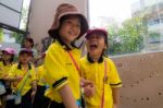 Kindergarten Students Visit The Zoo, In The Jul 15, 2016. Bangkok Thailand Stock Photo