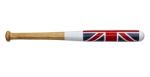 UK Flag On Baseball Bat Stock Photo