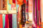 Scarf Shop Stock Photo