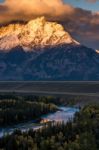 Snake River Overlook Stock Photo