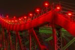 Story Bridge In Brisbane, Queensland Stock Photo