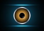 Technology Digital Future Abstract Cyber Security Eye Watching B Stock Photo