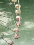 The Abstract Vintage Photo Of Carnival Ferris Wheel Stock Photo