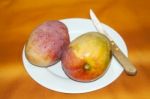 Freshly Picked Mangoes Stock Photo