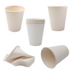 White Paper Cup Close Up Stock Photo