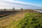 Landscape Near Ely Stock Photo