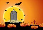 Halloween Gravestone  Stock Photo