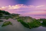 Burleigh Heads Beach During The Day Stock Photo