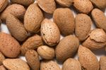 Group Of Sweet Almonds Stock Photo