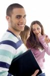 Portrait Of Young Students Posing Together Stock Photo