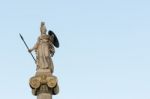 Athena Statue Right_space Stock Photo