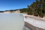 View Of The Rakaia River Stock Photo