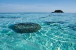 Clear Water At Lipe Island Stock Photo