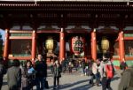 Asakusa, Japan- Nov 21, 2013: Sensoji Temple Is Very Popular Tem Stock Photo