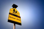 School Zone Stock Photo