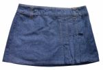 Jeans Skirt Stock Photo