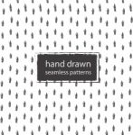 Hand Drawn Marker And Ink Seamless Patterns Stock Photo