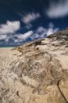 Cylinder Beach On Stradbroke Island, Queensland Stock Photo