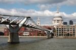 Millennium Bridge Stock Photo