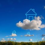 House On Cloud Stock Photo