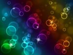 Copyspace Background Shows Backgrounds Bubbles And Template Stock Photo