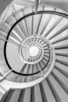 Modern Spiral Staircase Stock Photo