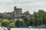 Windsor, Maidenhead & Windsor/uk - July 22 : View Of Windsor Cas Stock Photo