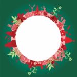 Christmas Wreath Stock Photo