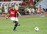 Phil Jones Of Man Utd Stock Photo