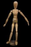 Wooden Pose Puppet (manikin) Stock Photo