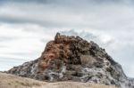 White Dome Geyser Stock Photo